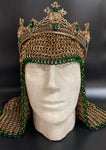 Chainmail hood with attached crown.